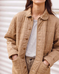 Women's Quilted Kite Jacket / Chai 3