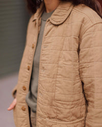 Women's Quilted Kite Jacket / Chai 6