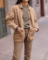Women's Quilted Kite Jacket / Chai 8