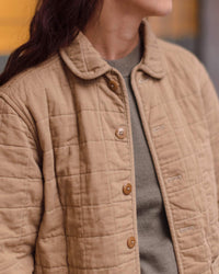 Women's Quilted Kite Jacket / Chai 9