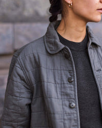 Women's Quilted Kite Jacket / Ink 2