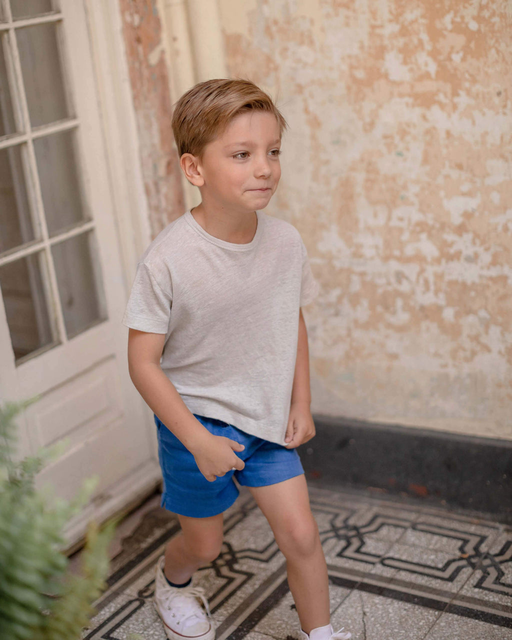 Kids Sun Tee / Bone 3