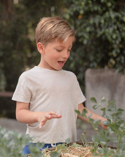 Kids Sun Tee / Bone