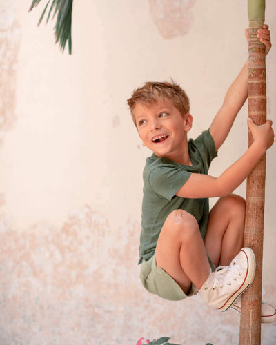 Kids Sun Tee / Pine
