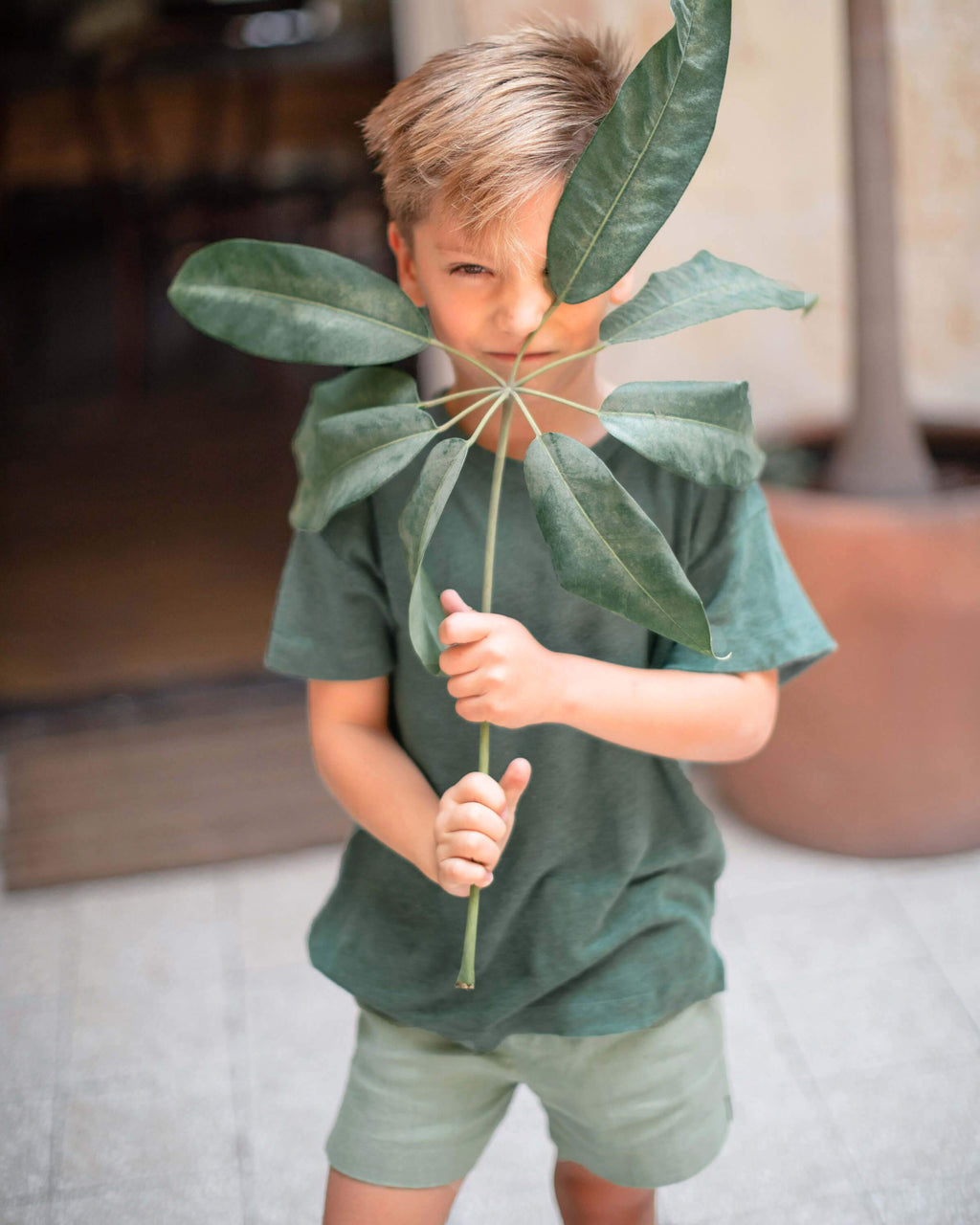 Kids Sun Tee / Pine 7