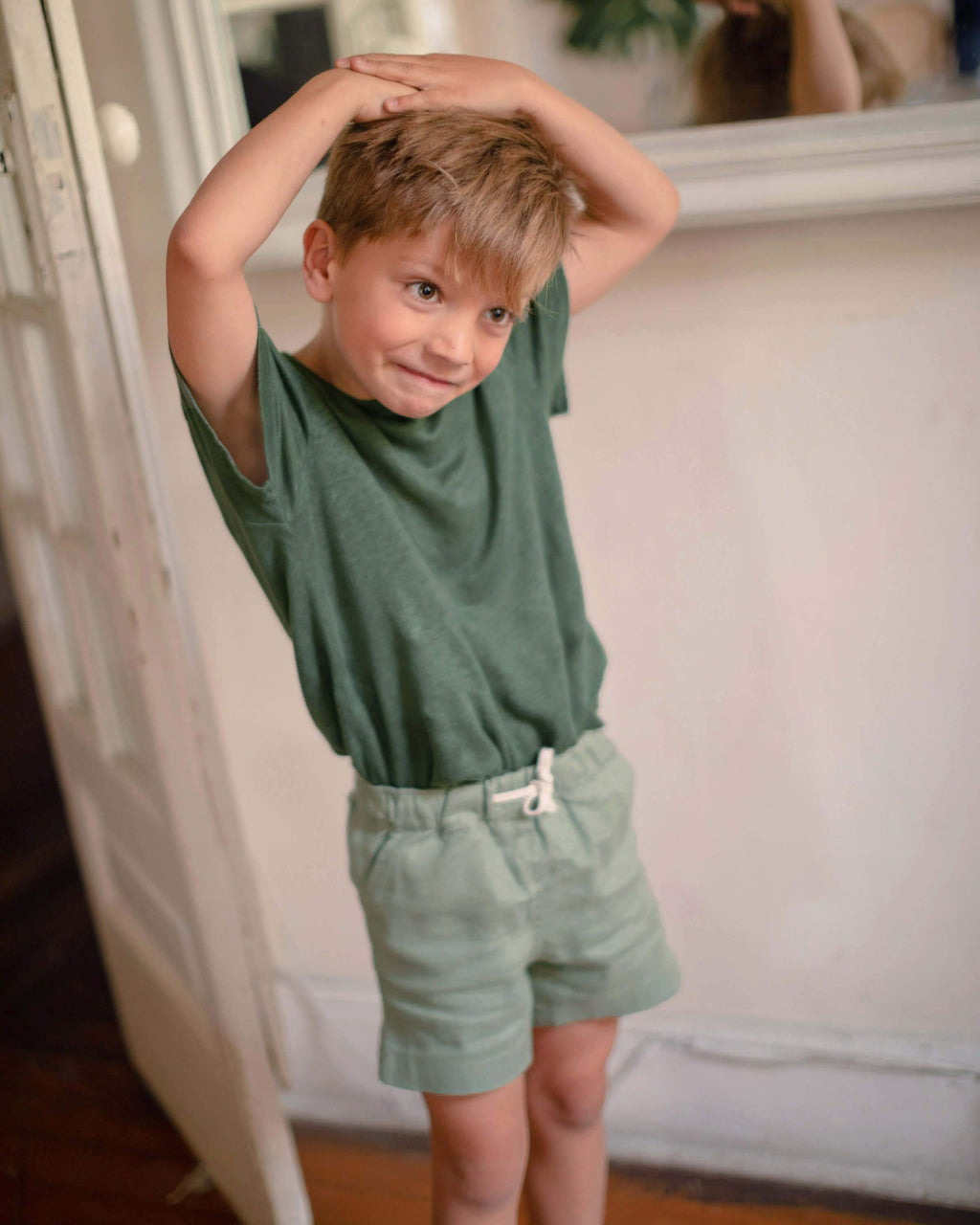 Kids Sun Tee / Pine 5