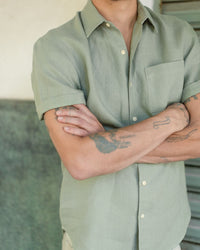mens ola shirt moss 1