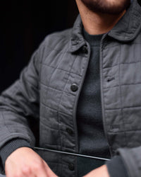 Men's Quilted Kite Jacket / Ink 10