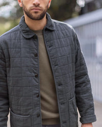 Men's Quilted Kite Jacket / Ink 5