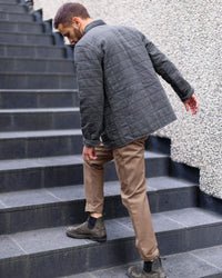 Men's Quilted Kite Jacket / Ink 8
