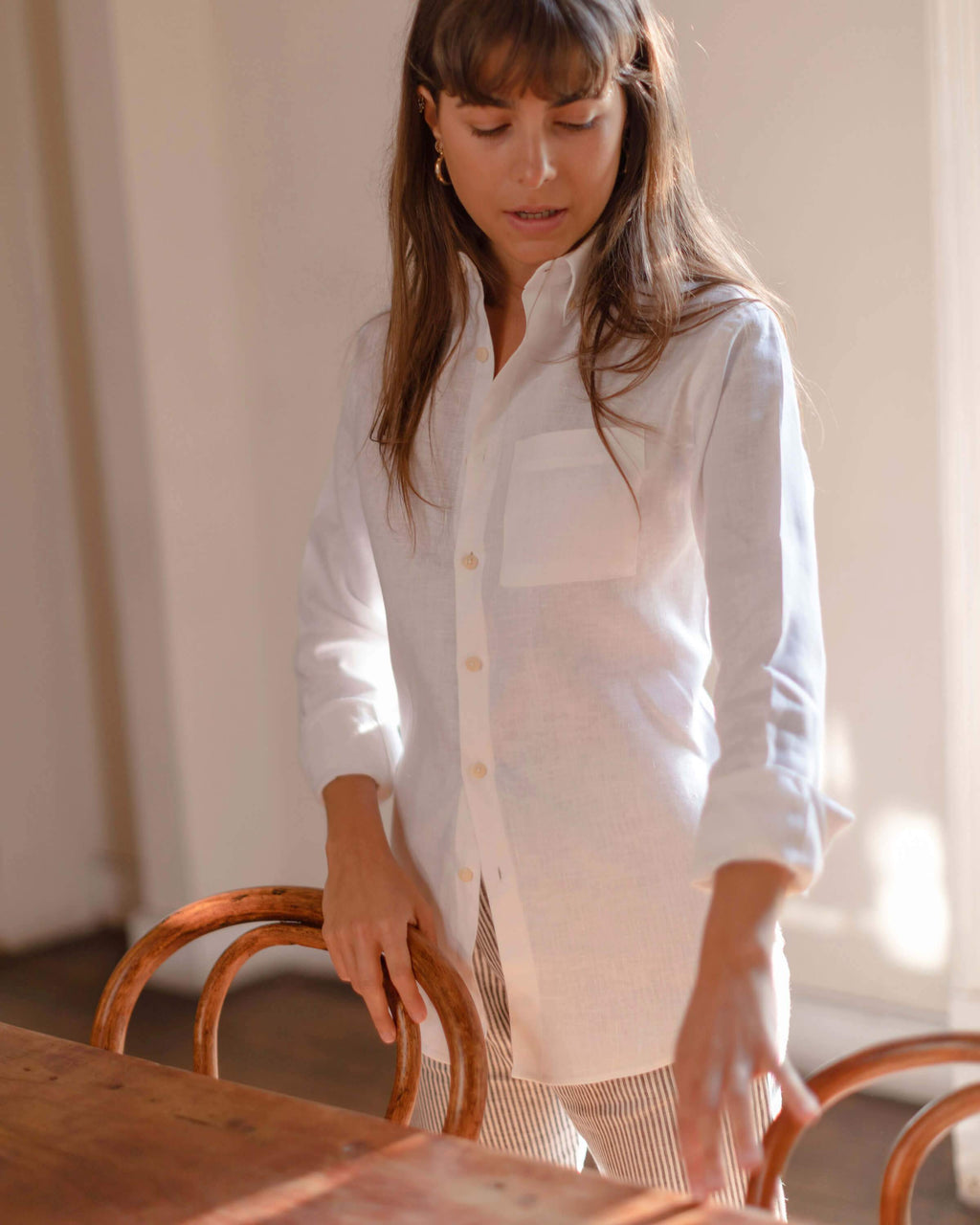 Women's Playa Shirt / Snow 3