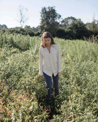 Women's Blanket Shirt | Bone 1