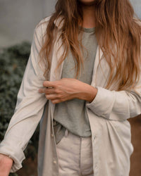 Women's Blanket Shirt | Bone 2