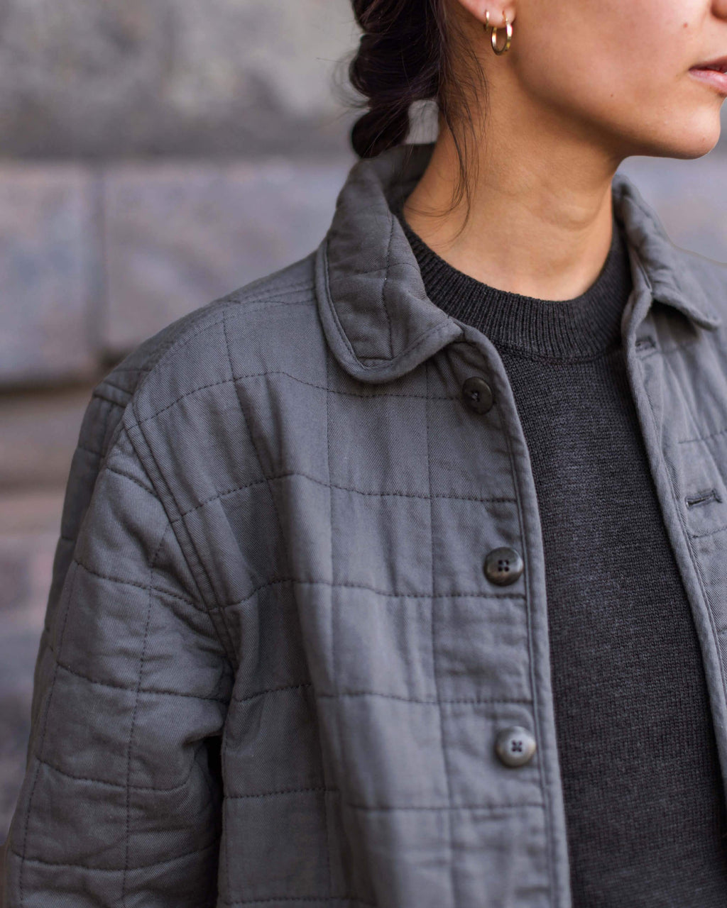 Women's Quilted Kite Jacket / Ink 2