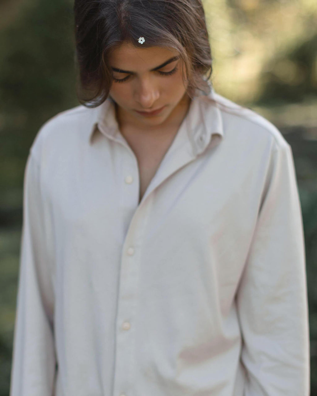 Women's Blanket Shirt | Bone 4