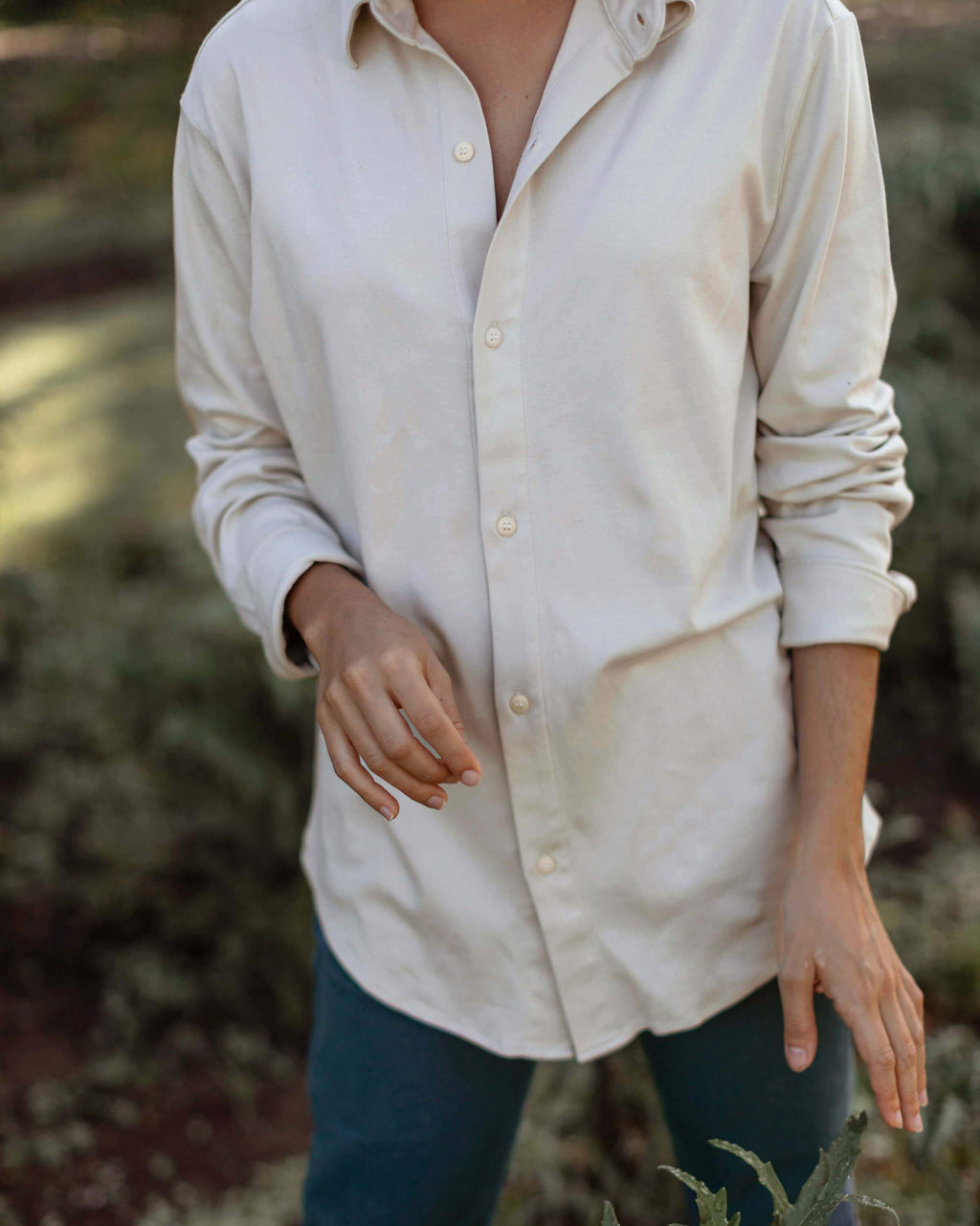 Women's Blanket Shirt | Bone 5