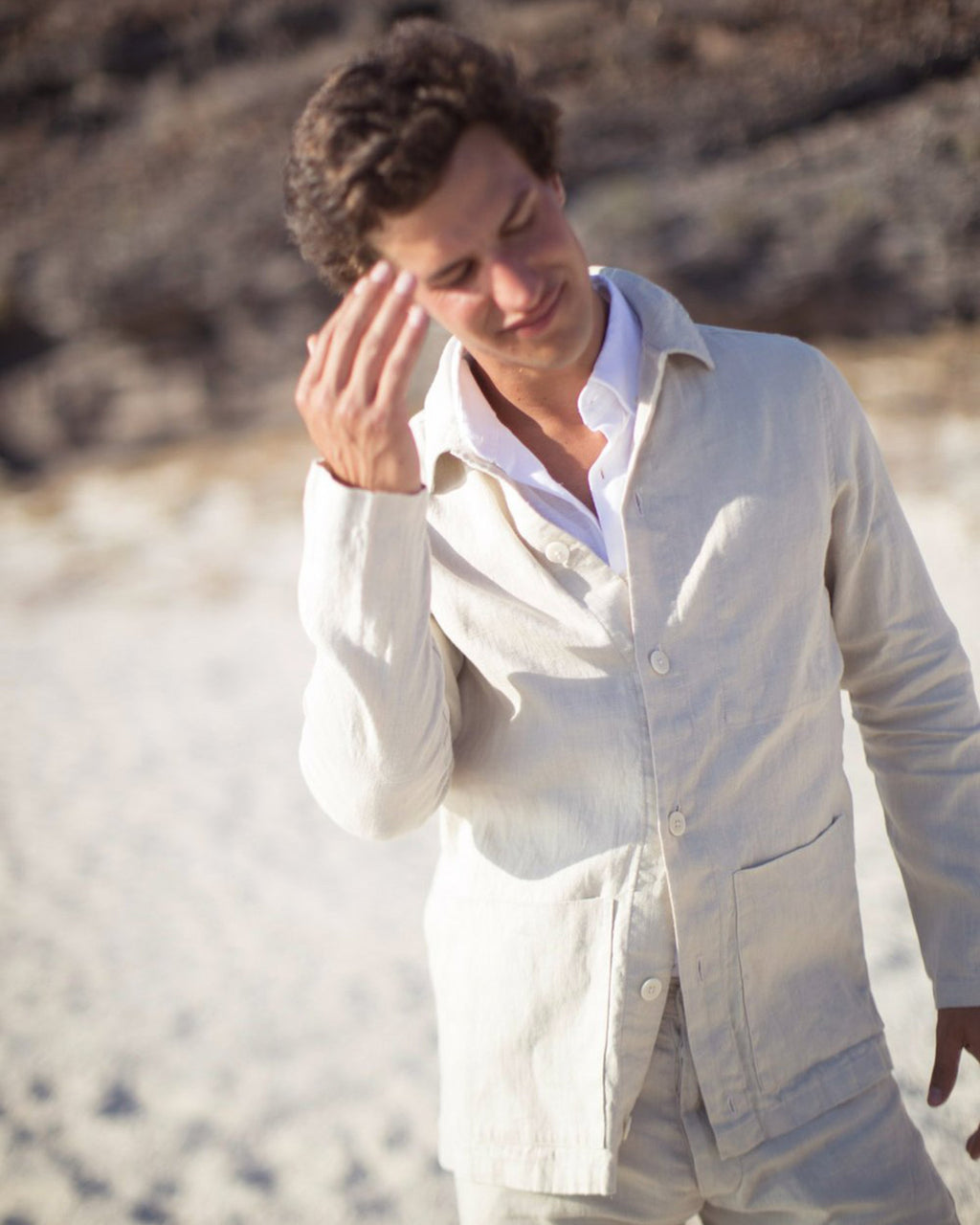 Men's Kite Jacket / Bone 6