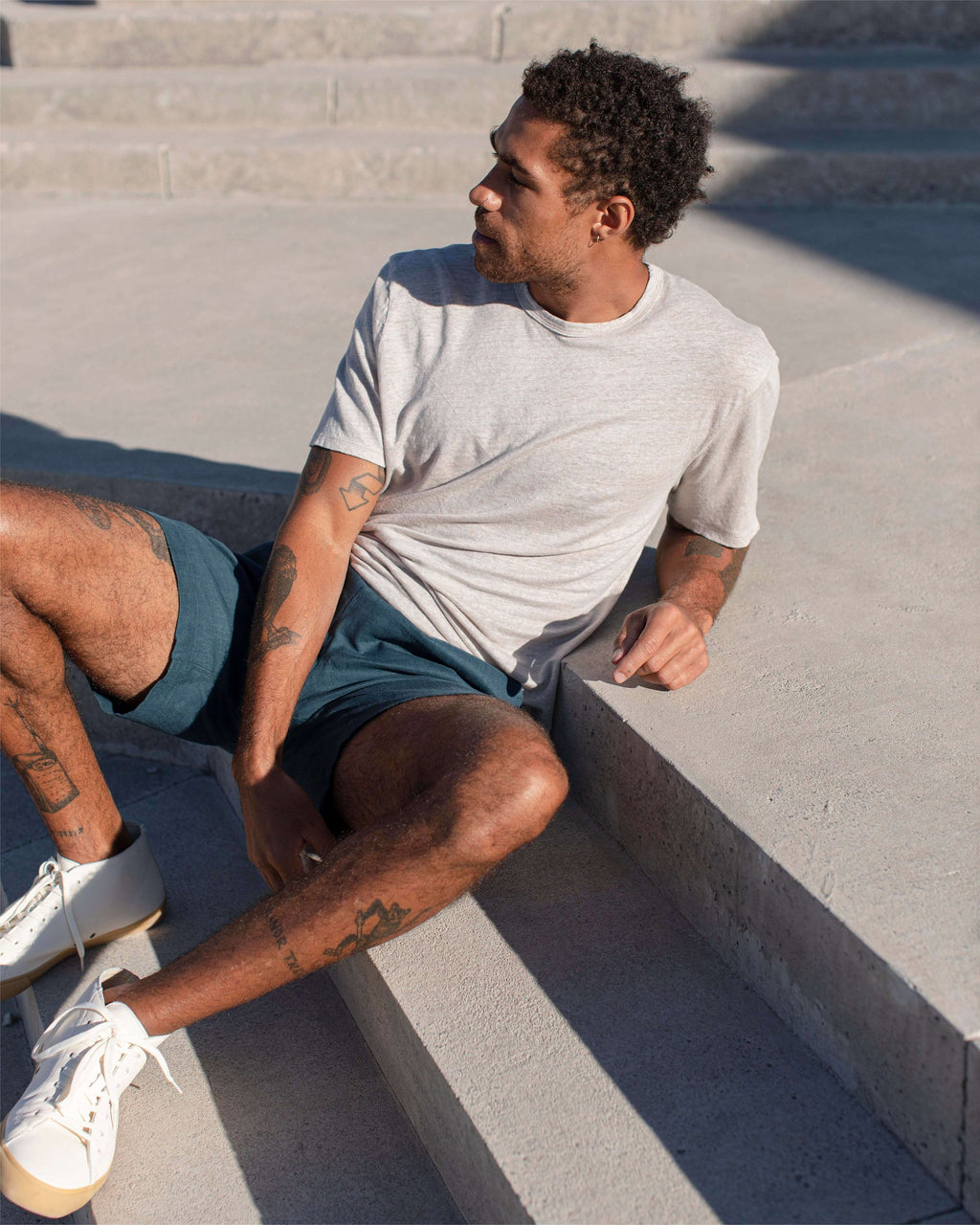 Men's Sun Tee / Bone 4