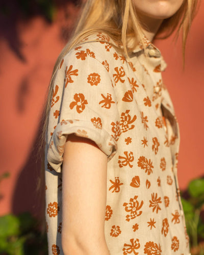 ola shirt flowers woman