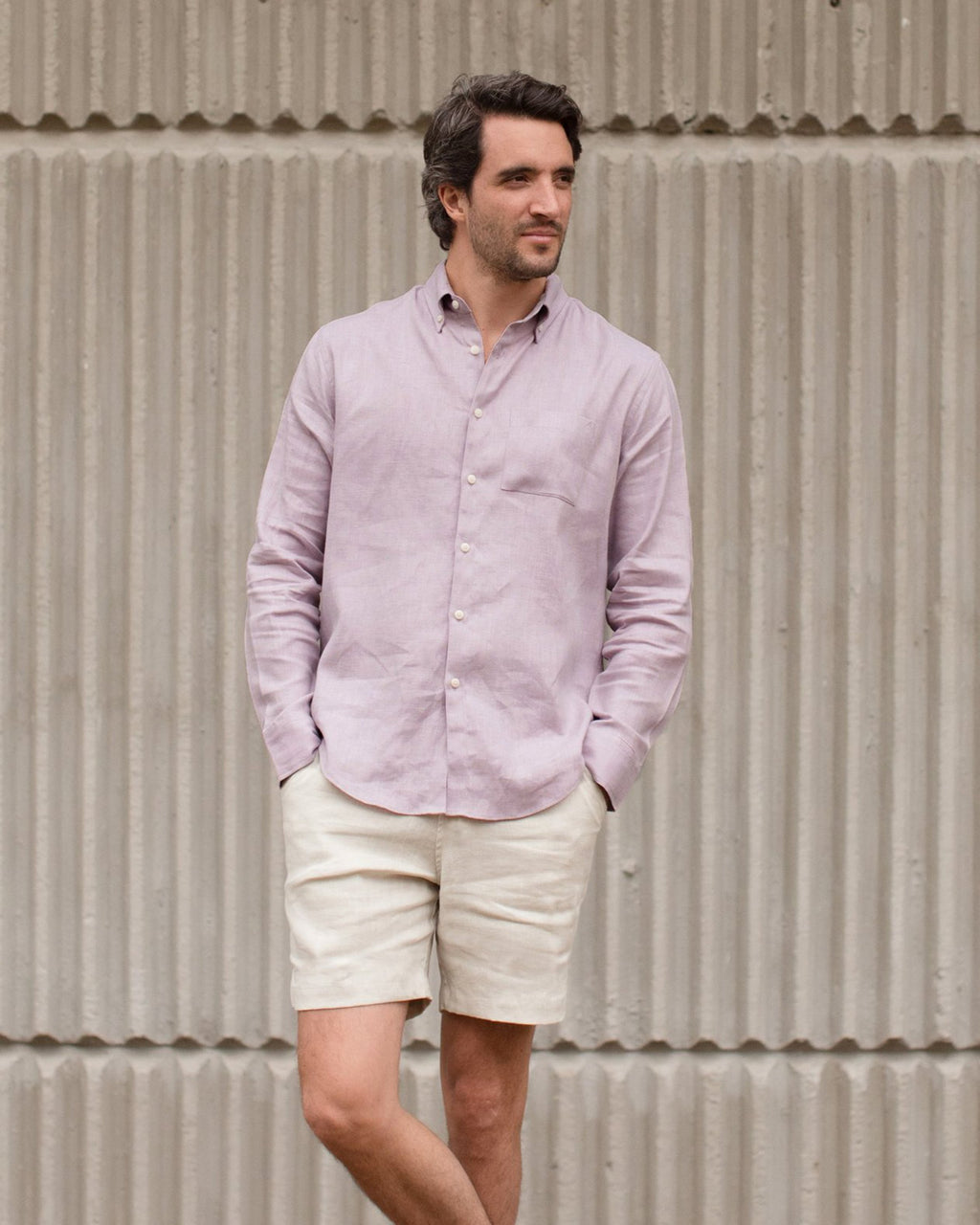Men's Playa Shirt / Lavender 5