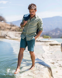 Men's Playa Shirt / Moss 3
