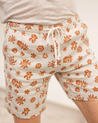 bo shorts flowers