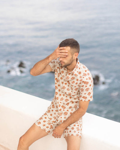 bo shorts flowers