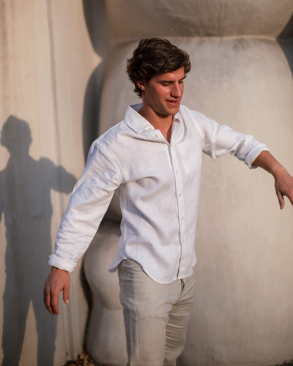 Men's Playa Shirt / Snow 4