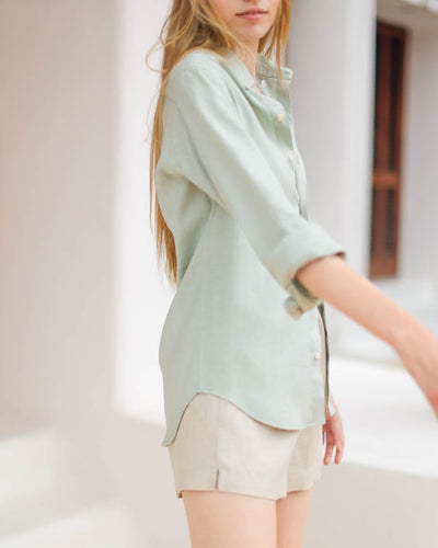 playa shirt sage woman